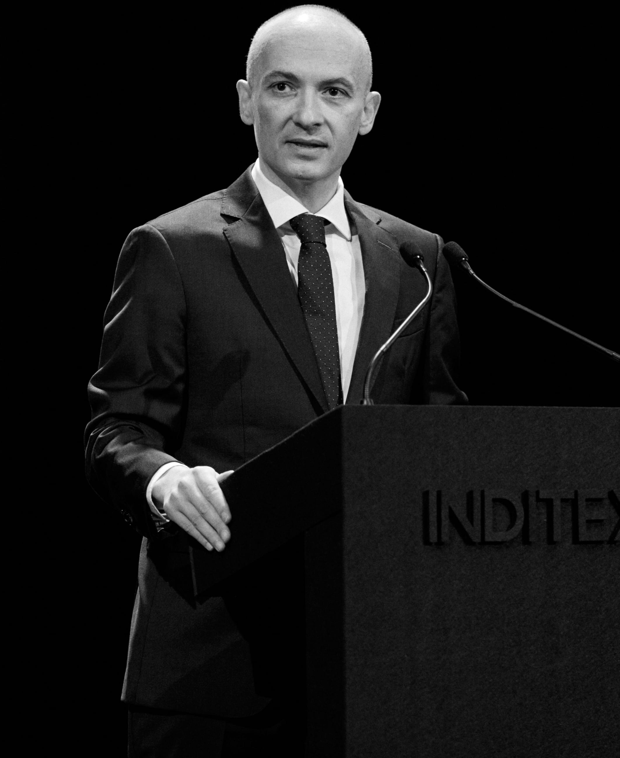Portrait of Óscar García Maceiras, Inditex CEO